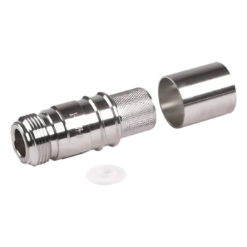 Conector Coaxial N Hembra / Plegable / Pin Cautivo Sin Soldadura / 50 Ohm / Para Cable LMR600-LP600