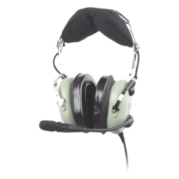 Auriculares de Aviación / Atenuación Pasiva NRR 23 dB / Micrófono Electret M-7A / Cable Bobina 5' (1.5 m) / Conector U-174/U / Helicópteros