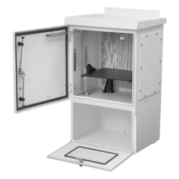 Gabinete Exterior OSP / 18 UR / 600 mm Ancho / 500 mm Profundidad / Aluminio / NEMA 4/12/4X/3/3R / IP66 / 1.28 m Alto