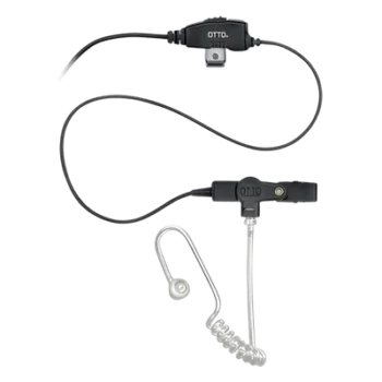 Kit Micrófono-Audífono / 1 Cable / Tubo Acústico Desconexión Rápida / Compatible Kenwood NX-340/320/420 / 25,000 Ciclos Flexión / PTT Mini