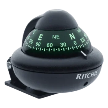Brújula de Navegación Marina / Dial Directo 2" (51 mm) / Montaje Reversible 300° / Iluminación Nocturna Verde / Compensación Magnética