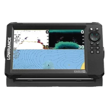 Ecosonda / Pantalla IPS 9 pulgadas / Transductor 50/200 kHz y 455/800 kHz / CHIRP y DownScan / C-MAP Discover