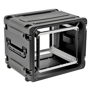 Gabinete Móvil / Rack 19" 12U / Profundidad 20" (50.8 cm) / Amortiguadores Elastoméricos / Ruedas Integradas