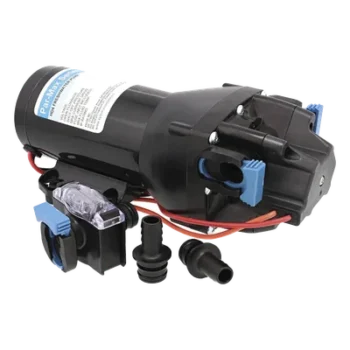 Bomba a Presión / 24 Vca / 15 lpm (4 gpm) / 40 psi / Autocebante 1,5 m (4.9 ft) / Manguera 1/2" (13 mm)