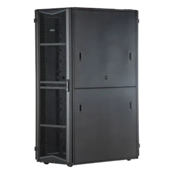 Gabinete para Centro de Datos / 45 UR / 700 mm (2.3 ft) Ancho / 1070 mm (3.5 ft) Profundidad / Sin Paneles Laterales / Acero / Negro