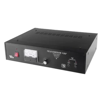 Transmisor de TV / 10 W RMS / Canal 5 VHF / Entrada RCA / Gabinete de Aluminio / 110-220 VCA