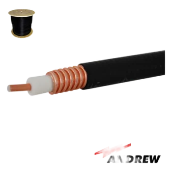 Cable Coaxial Superflexible / 1/2 Pulgada / 50 Ohms / Cobre Corrugado / Carrete 305 m (1000 ft)