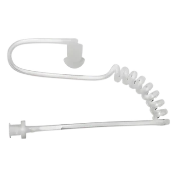 Tubo Acústico de Desconexión Rápida / Transparente / Con Insertos de Oído Ergonómicos / Material Hipoalergénico / Paquete Individual Estéril