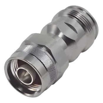 Adaptador RF en Línea / 4.3-10 Hembra a N Macho / 50 Ohm / 5,500 MHz / VSWR 1.10:1 / PIM -160 dBc