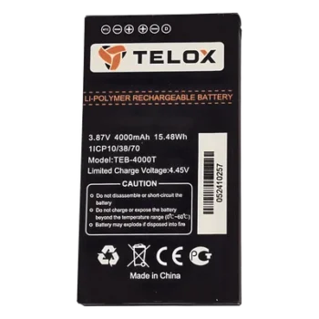 Batería Li-Ion / 4000 mAh / 3.8 VCC / 13.68 Wh / Carga 4.35 VCC
