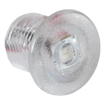 Luz LED Marina de Cortesía / Rojo 45 Lúmenes / IP67 / 10-16 VDC / Policarbonato Transparente / Interior-Exterior