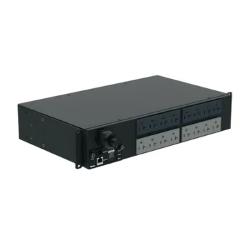 PDU Monitoreable / 16 Salidas 5-20R / Entrada NEMA L5-30P / Horizontal 19 in / 120 Vca / 30 A / 2 UR