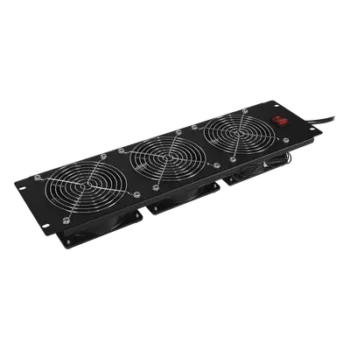 Kit de Ventiladores para Rack 19 in / 110-120 Vca / 3 UR / 290 CFM / 2 m Cable NEMA 5-15P / 48 dBA / Acero Laminado