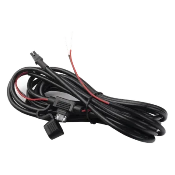 Cable de Alimentación para Radio Móvil / 4 Metros (13.1 ft) / Fusible 2A Integrado / Conector MX3.0 / AWG 20 / Termoretráctil y Abrazadera Incluidos