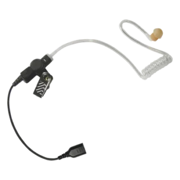 Auricular de Tubo Acústico / Cable de Fibra Trenzada / Conector SNAP Tipo Mirage / Inserto Auditivo Rosa