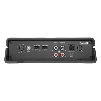 Amplificador Monobloque / 500 W RMS / Clase D / Respuesta 20 Hz a 20 kHz / Control Remoto de Nivel / Bajo Perfil