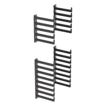 Kit de Dedos para Organizador de Cables / 42 o 45 UR / Tipo S o N / 6.8 in (172.2 mm) de Ancho / Negro