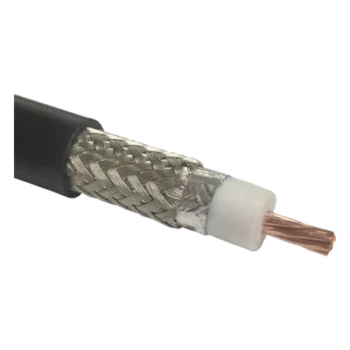 Cable Coaxial 50 Ohm, tipo RG-8 Ultra Flexible, Cobre Trenzado de Núcleo, Cinta de Aluminio y Malla de Cobre Estañado para el Blindaje, Velocidad de Propagación de 83%, Polietileno.