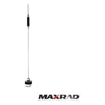 Antena Móvil UHF / Rango 490-512 MHz / Ganancia 5 dB / Potencia 200 W / Longitud 81 cm (32 in) / Montura NMO 3/4