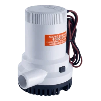 Bomba de Achique / 1500 GPH (5678 LPH) / 12V CD / Filtro Extraíble / Alta Eficiencia / Diseño Compacto