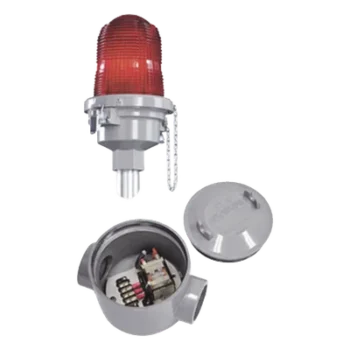 Relevador de transferencia / Doble lámpara / Aluminio diecast / Resistencia viento 240 km/h / -55°C a +55°C / 31.8 mm (1 1/4') entrada