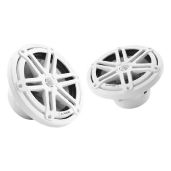 Bocina Náutica / 7.7 Pulgadas / Rejilla Deportiva Blanca / Marinizada UV / Uso Marino Extremo
