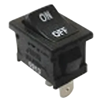 Interruptor Basculante / SPST Off-(On) / 11A / 125 Vca / Conexión Rápida 4.8 mm / Panel / Poliamida