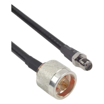Cable Coaxial LMR-240 / 60 cm (1.97 ft) / Conector N Macho a SMA Hembra / RG-8/U