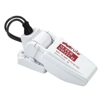 Interruptor Flotante / Control de Bombas de Achique / 20 A / 1,000,000 Ciclos / Cable Marino 3 m (9.8 ft) / Uso Marino