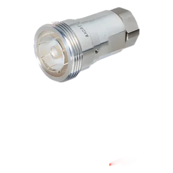 Conector RF Coaxial / DIN 7-16 Hembra / Cable 1/2" / IP68 1 m (3.3 ft) / Auto-Expandible / 50 Ohm / DC-7500 MHz