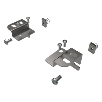 Soportes de Montaje Atornillable / Perfil Bajo / Slide-and-Lock / Acabado Galvanizado / 2 Piezas