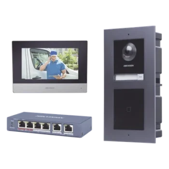 Videoportero IP / 2 Megapixel / 7 Frentes de Calle / 2 Salidas Relé / IR Oculto 3 m (9.8 ft) / PoE 802.3af / IP65