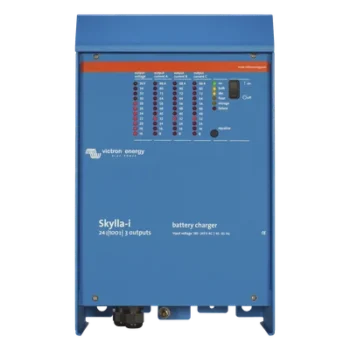 Cargador de Baterías Marino / 24 V / 100 A / 3 Salidas / 500-1000 Ah / IP Resistente a Salitre