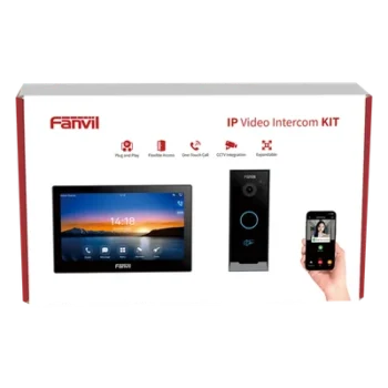 Kit Videoportero IP / Pantalla Táctil 7" HD / Cámara 2 Megapixel / Wi-Fi Dual Band / PoE / 10,000 Tarjetas RFID / ONVIF