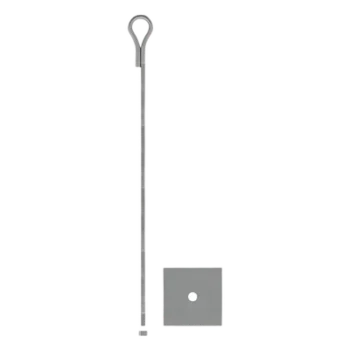 Ancla para Retenida de Muro / Varilla 5/8' / 650 mm / Galvanizado Electrolítico / 2.13 ft