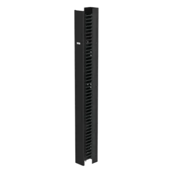 Gestor Vertical de Cableado / 45U / 6.00' Ancho / Acero 14 Gauge / Montaje Universal 2 y 4 Postes / Negro RAL 9005
