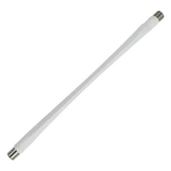 Jumper Coaxial / 25.4 cm (10 pulgadas) / Conectores F Hembra / 75 Ohm / Diseño Plano / Color Blanco