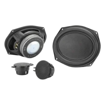 Sistema de Audio Componente 2 Vías / Instalación Directa (Custom-Fit) / Filtros Crossover Integrados High-Pass y Low-Pass / Diseño de Marcos y Placas Adaptadoras Exclusivos / Compatible RAM-Toyota-Chevrolet-GMC