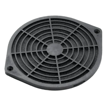 Kit Filtro Protector de Dedos para Ventilador / 6 Pulgadas (152 mm) / Filtro Extraíble Lavable / Incluye Herrajes / Plástico Negro Mate