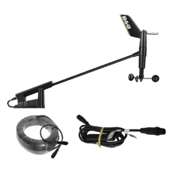 Sensor de Viento Cableado / Alta Precisión / Diseño Aerodinámico / Transmisión en Tiempo Real / Compatible con Instrumentos Náuticos