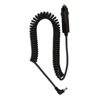 Adaptador de corriente vehicular / 12-24 Vcc / 15 Vdc 1.0A / Cable espiral retractil / Fusible reemplazable