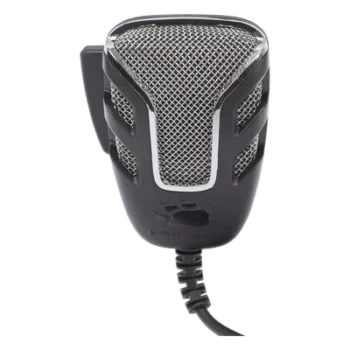 Micrófono de Mano para Radio CB / Cancelación Dinámica de Ruido / Impedancia 500 Ohm / Conector 4 Pines con Anillo de Seguridad / Respuesta 100-5000 Hz / ABS Resistente