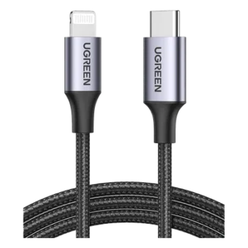 Cable USB-C a Lightning / 2 m (6.56 ft) / Certificado MFi / Carga Rápida 60W / 480 Mbps / Nylon Trenzado / Aluminio