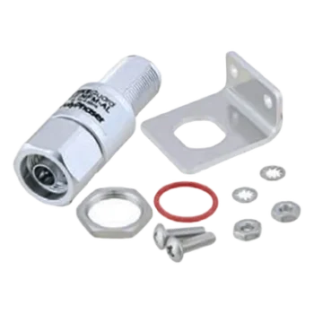Protector RF Coaxial de Tubo de Gas / DC a 6 GHz / Conectores N Hembra-Macho / Pasa DC 150 V / 90 W / Montaje Mampara