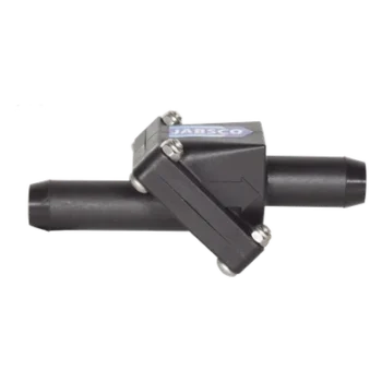 Válvula Anti-Retorno en Línea / Conexión 19 mm (3/4') / Cuerpo 108x55x50 mm / Cebado de Bomba / Puerto Ajustable