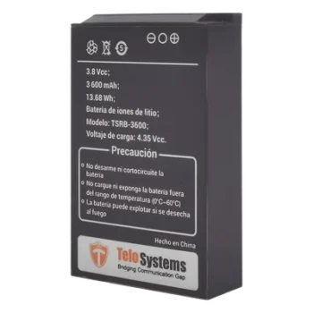 Batería Li-Ion / 3600 mAh / 13.68 Wh / 3.8 VCC / Compatible TE580PLUS