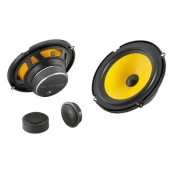 Sistema de Componente Car Audio / 6.5 Pulgadas / 50 W RMS / 4 Ohm / 91 dB Sensibilidad / 48 Hz a 24 kHz