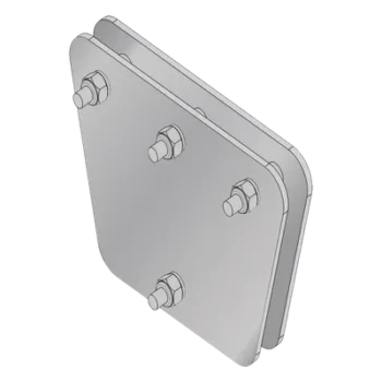 Placas igualadoras / Acero ASTM A-36 / Galvanizado electrolítico / 20x20x30 cm (7.9x7.9x11.8 in) / 3 retenidas / Tornillería incluida