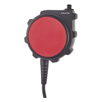 Unidad de Control PTT / Compatible Radio Dos Vías / Botón PTT Extra Grande / IP66-IP67 / 3.0-10.0 VDC / 88x90x31 mm / 3.46x3.54x1.22 in