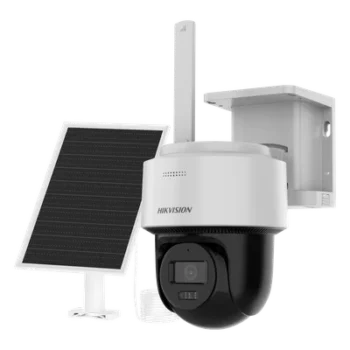 Kit Solar IP PT / 4 Megapixel / AOV 24/7 / 4G LTE / Dual Light 30 m (98.4 ft) / Panel Solar 8W + Batería 9000 mAh / IP66